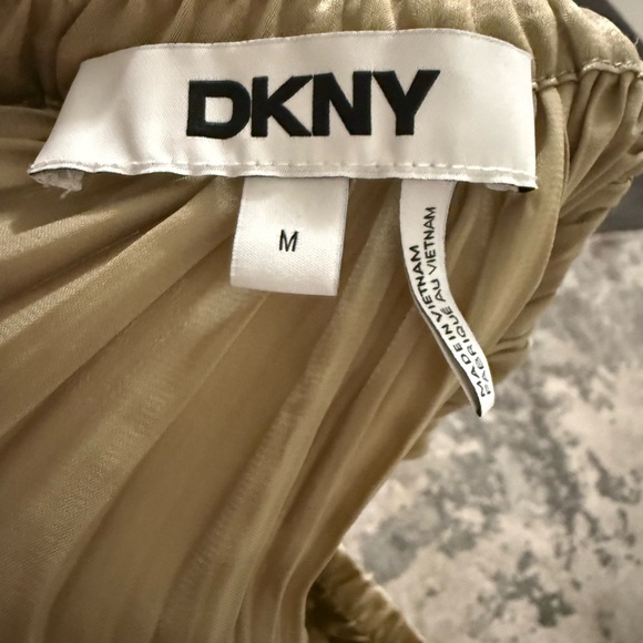 DKNY Pleated Skirt Set in Beige - Picture 2 of 2